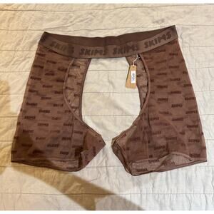 Skims size 4X After Hours Open Shorts in Jasper Brown Women’s NWT